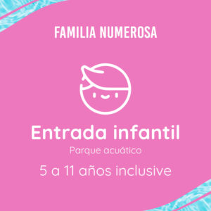 Entrada familia numerosa infantil