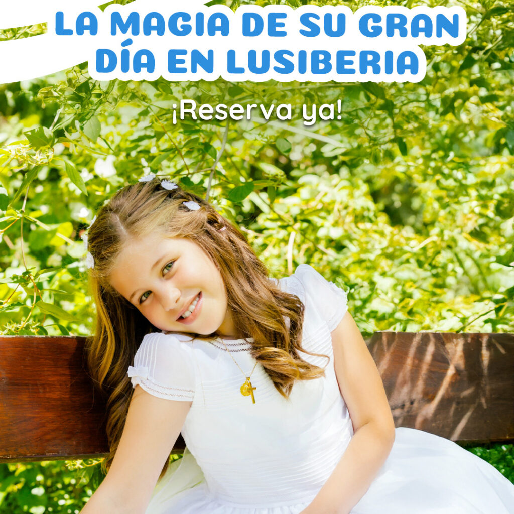 Niña vestida de comunión